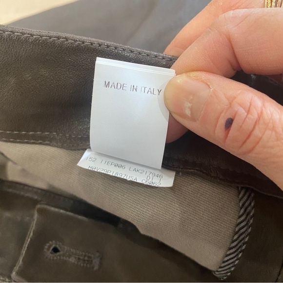 Brunello Cucinelli genuine leather pants - Picture 9 of 12